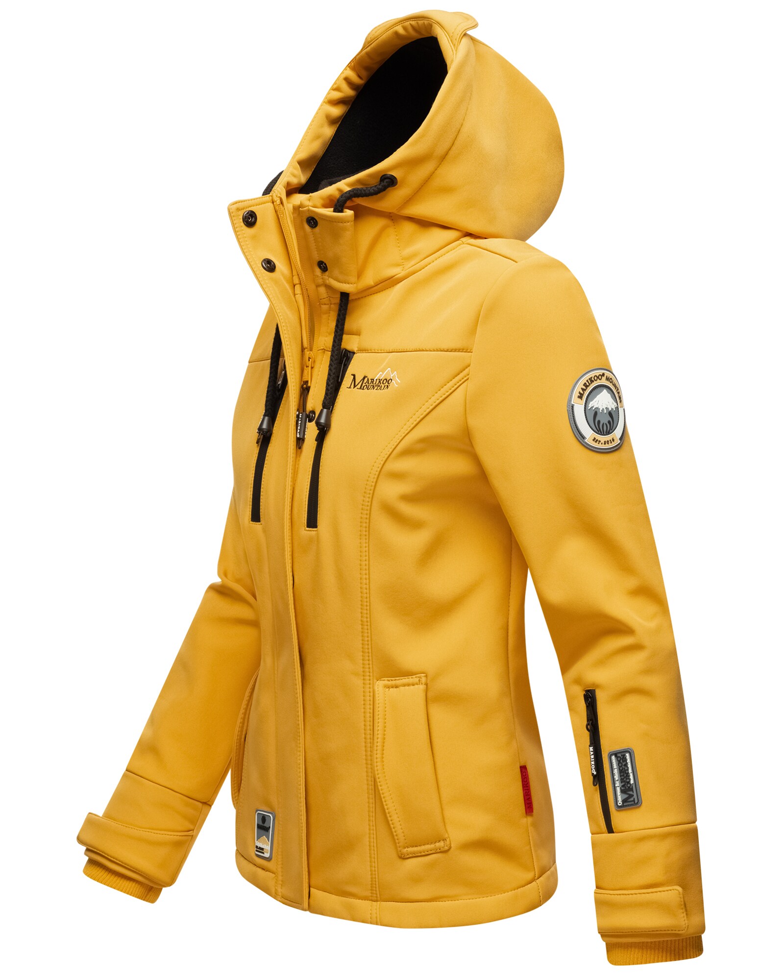 MARIKOO Damen Softshelljacke Outdoor Funktionsjacke Kleinezicke