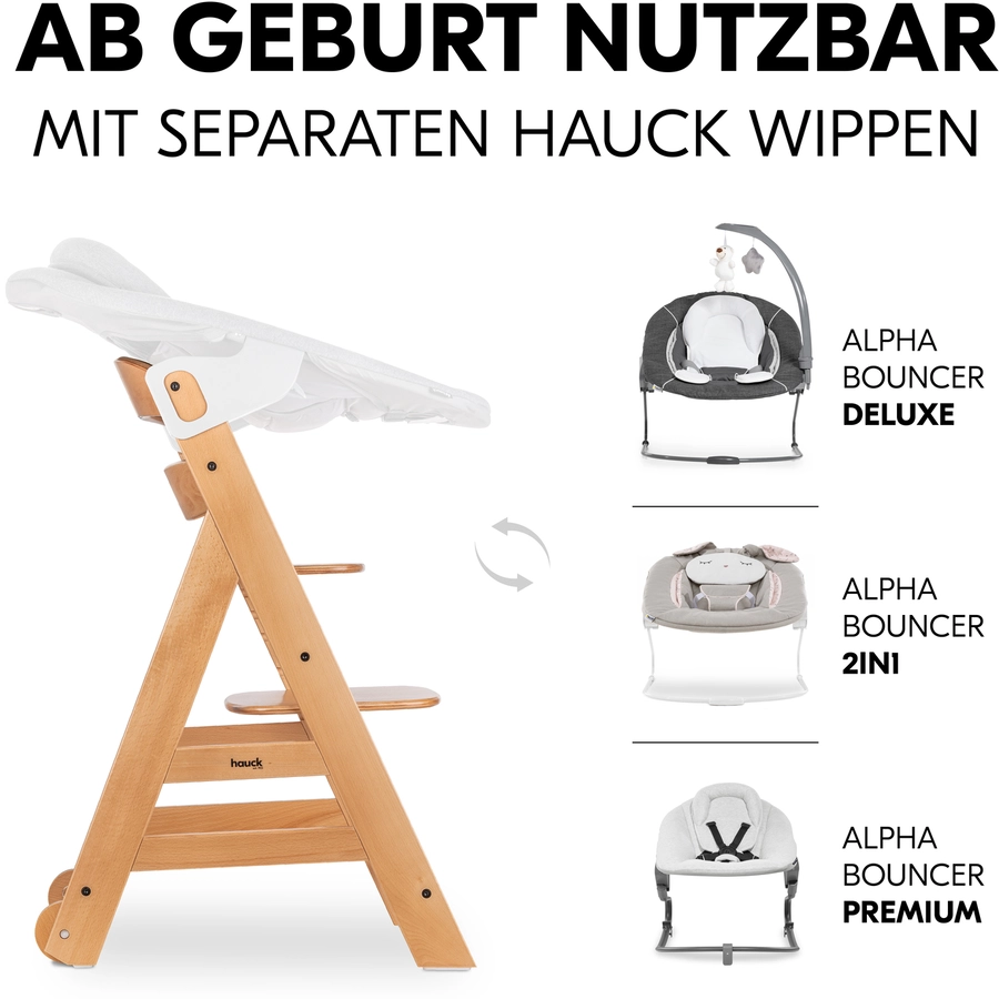 hauck Hochstuhl Beta Plus Natur