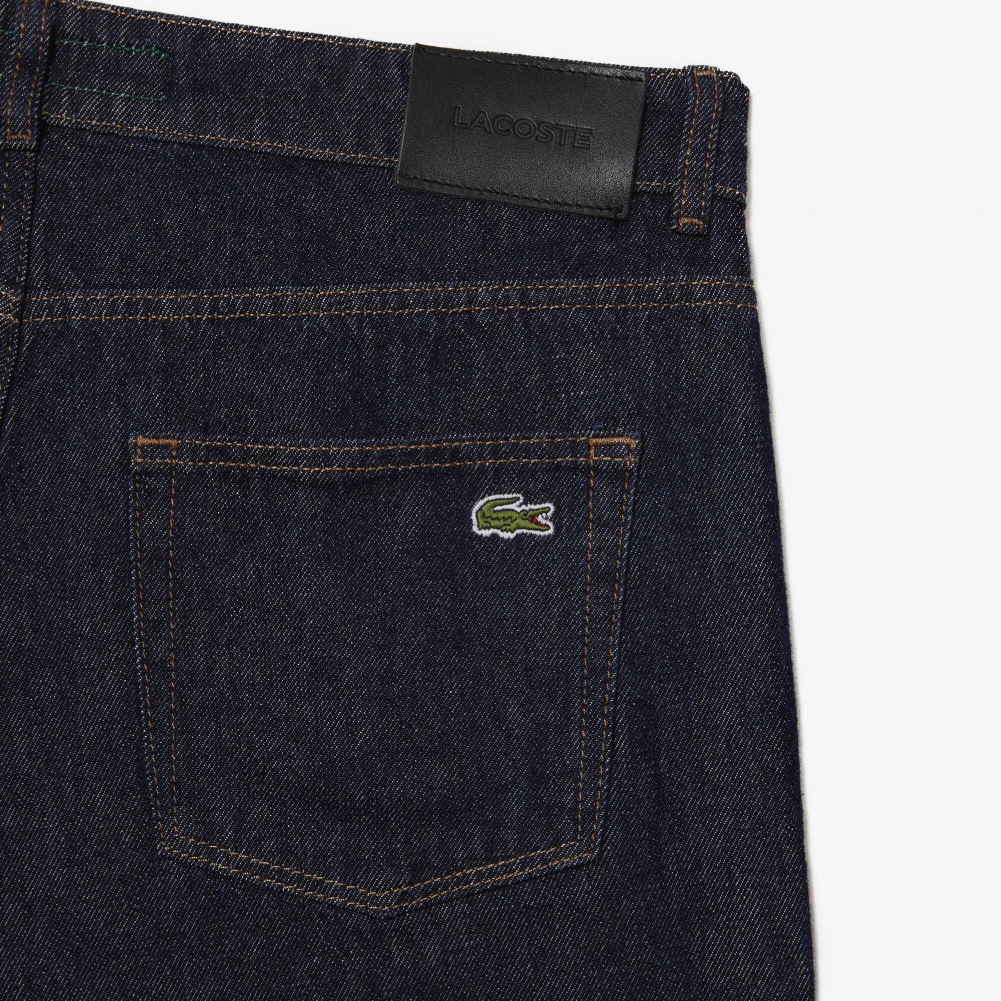 Jean homme 5 poches Lacoste en denim de coton Pantalons & Shorts - Bleu - Lacoste - Homme