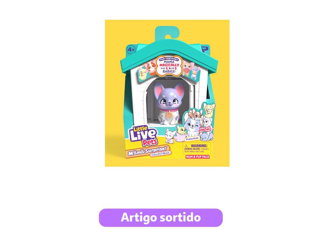 LITTLE LIVE PETS - MINI MAMA SURPRISE FAMÍLIA - CAEZINHOS ADOTADOS MODELOS SORTIDOS