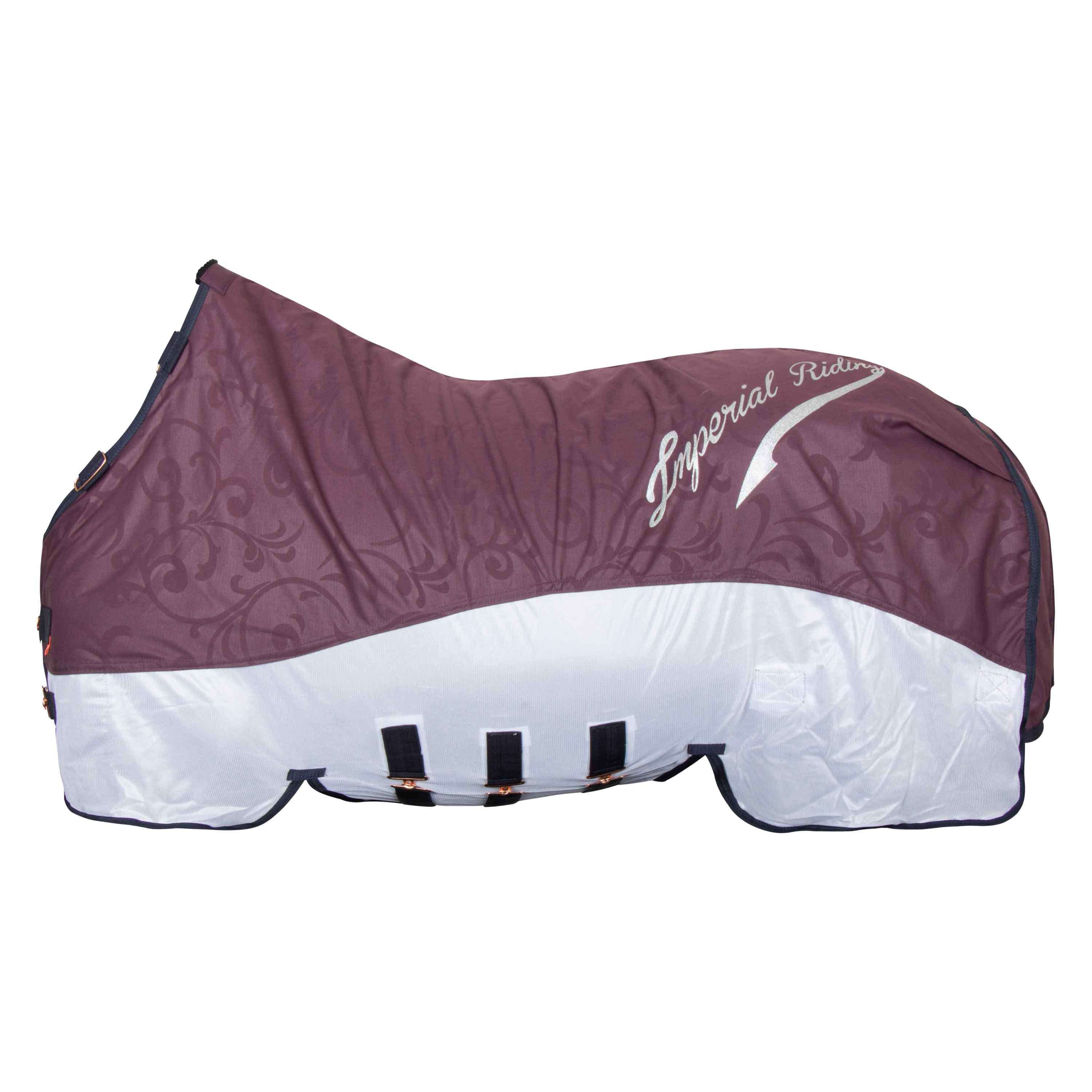 Imperial Riding Vliegen- en Regendeken IRHSuper-Dry Bordeaux