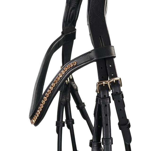 Hoofdstel HORSEGEAR HGSnake Zwart