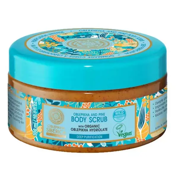 Natura Siberica - Creme Esfoliante Corporal de Espinheiro-marinho 300ml