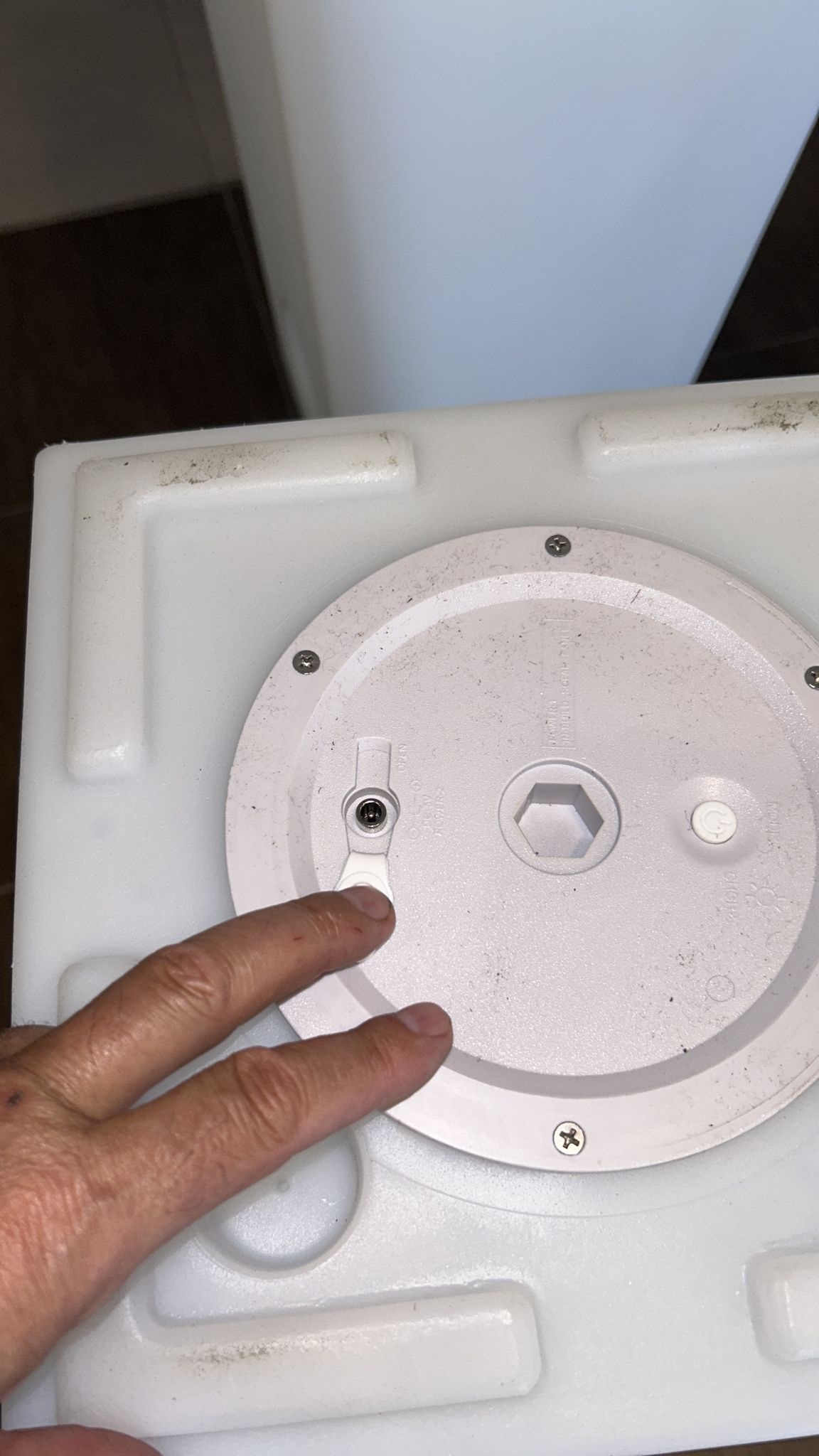 Sphère lumineuse à led en polyéthylène pour l'extérieur sfera luce 30