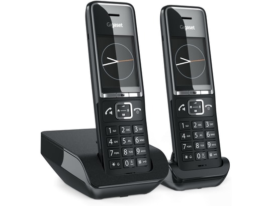 GIGASET - Téléphone sans fil Comfort 550 Duo Black