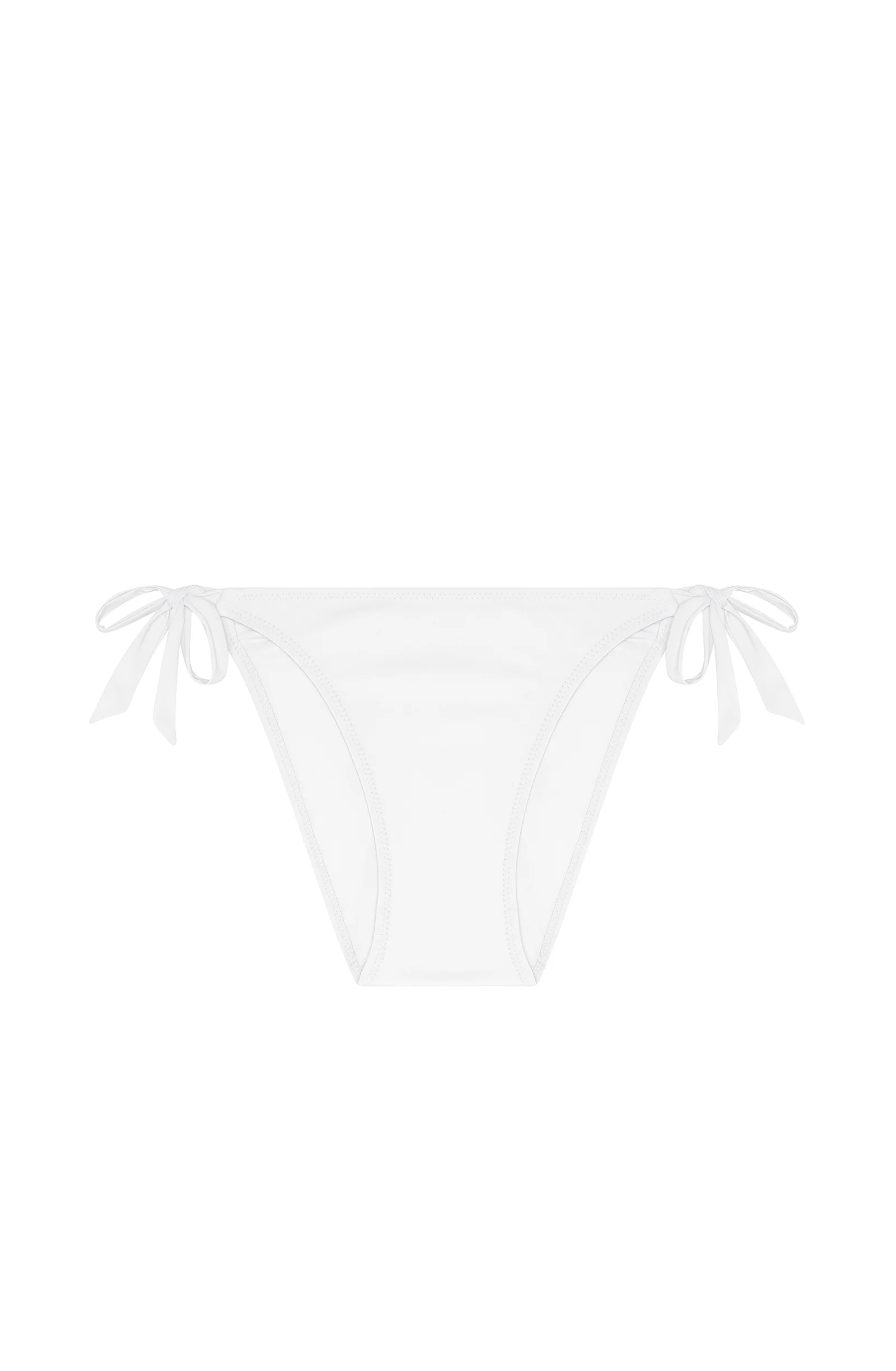 onyx Bas de maillot blanc à nœuds ajustables Blanc