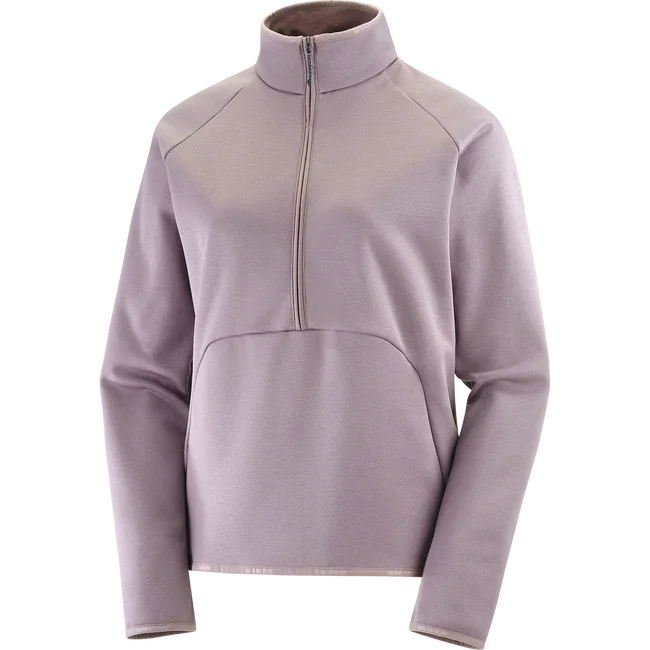 ESSENTIAL WARM  Midlayer-Jacke mit halbem Reißverschluss Damen