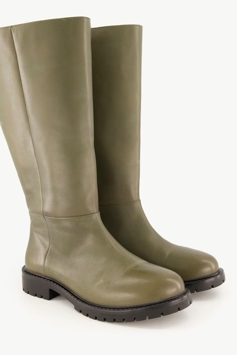 Lederstiefel, XL-Schaft, Weite H