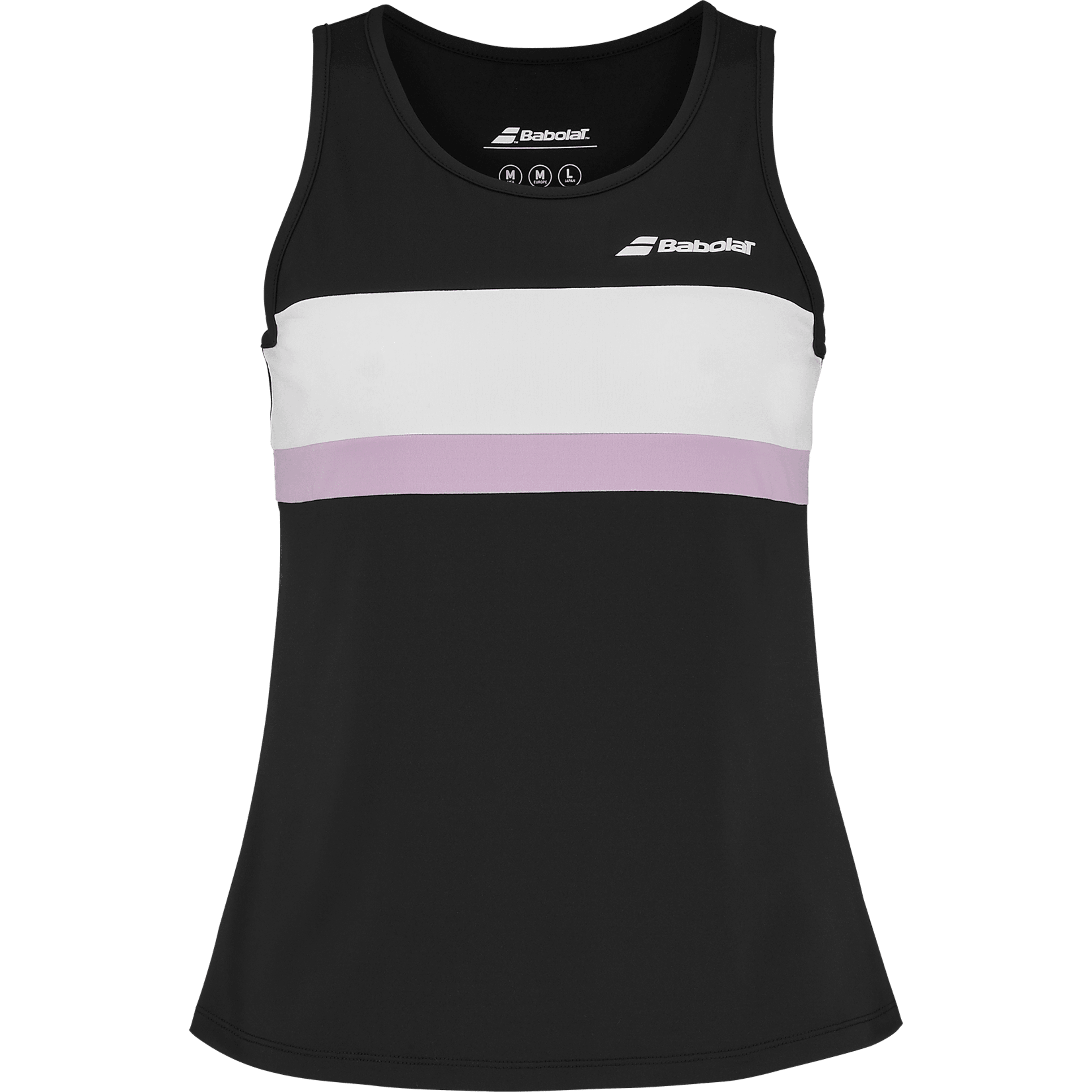 Padel Tank Damen Schwarz