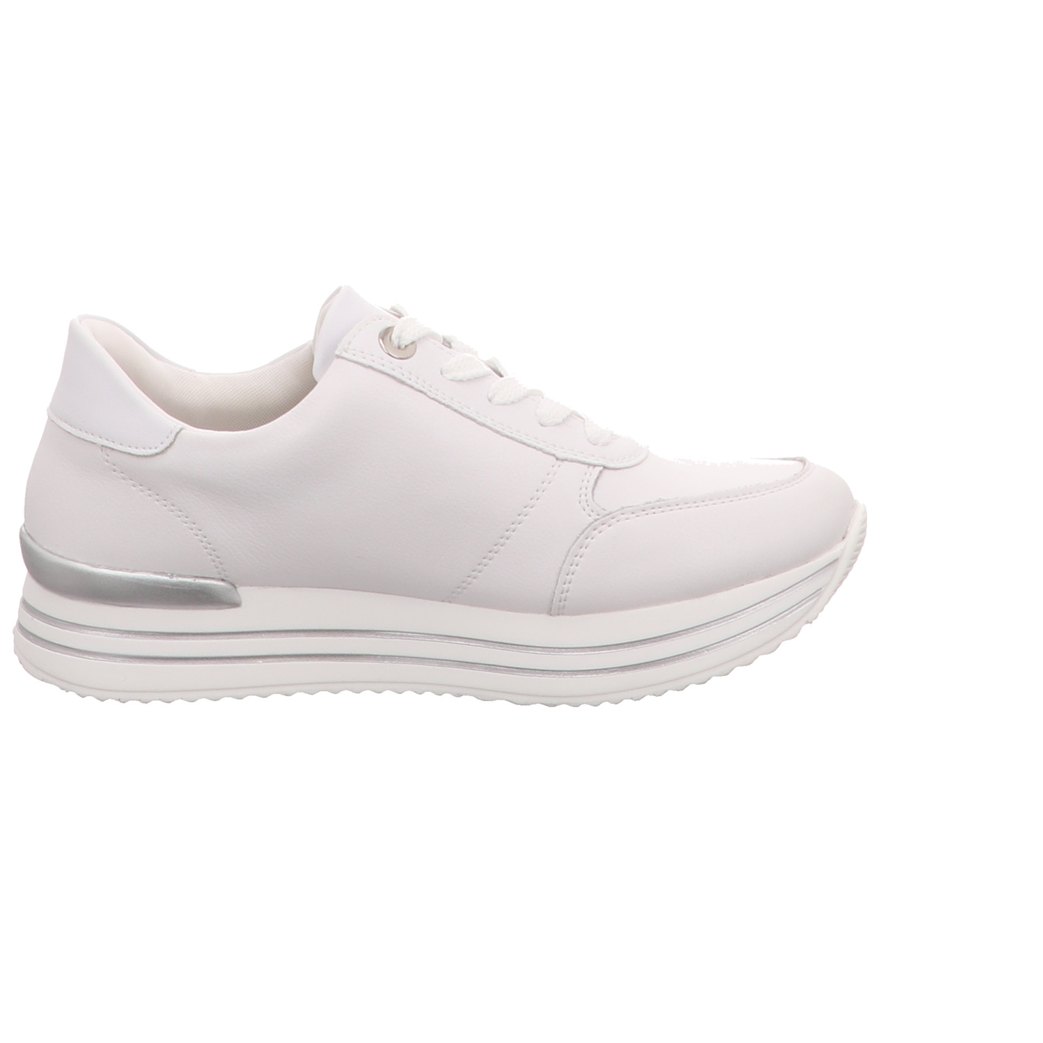 Remonte Schnürhalbschuh weiss/weiss kombi