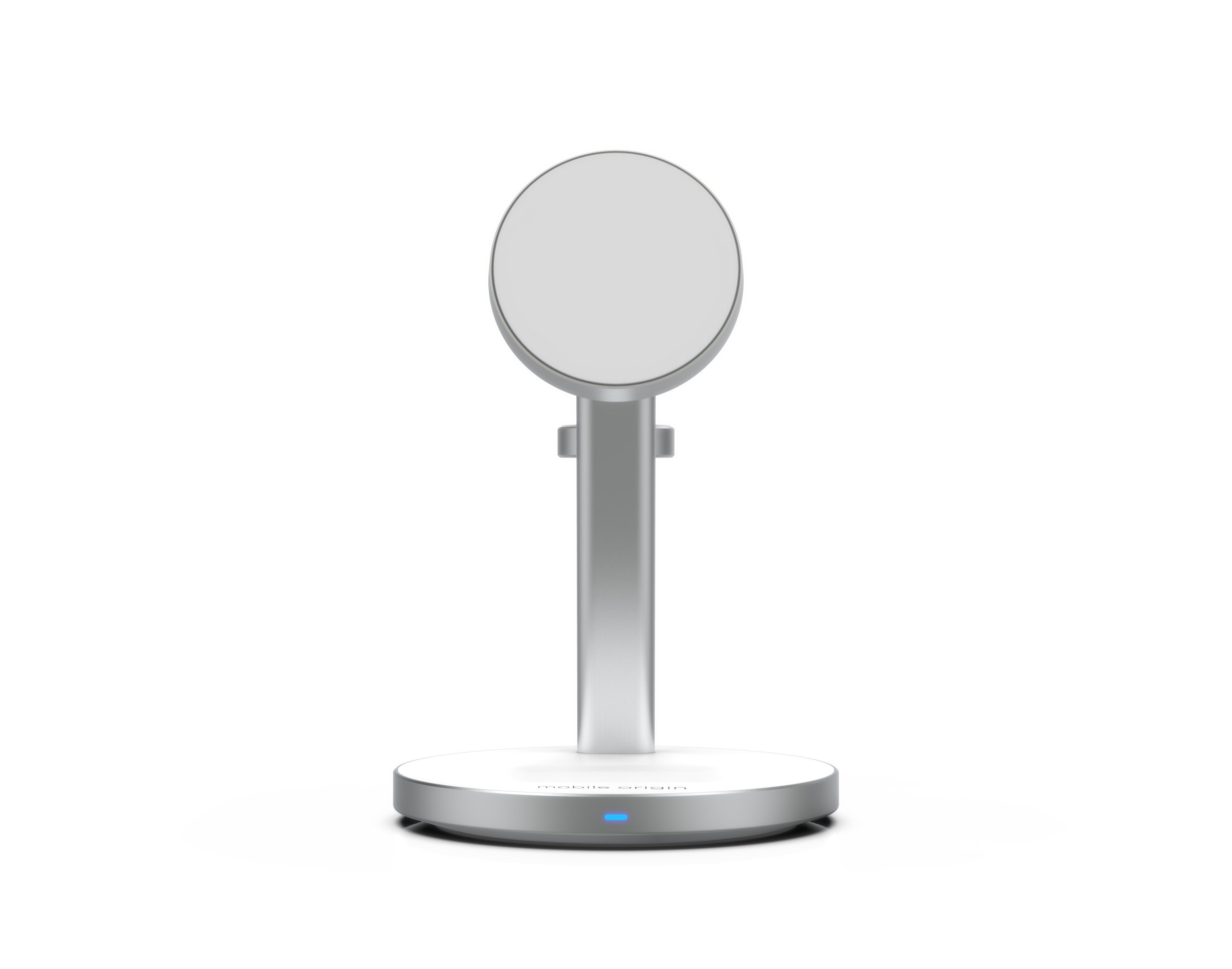 (25W) 3in1 Qi2 PowerStand MagSafe Wireless Charger Ladegerät   (35W) GaN III Adapter Netzteil (PWSTQ2-31-WHT) - Weiss