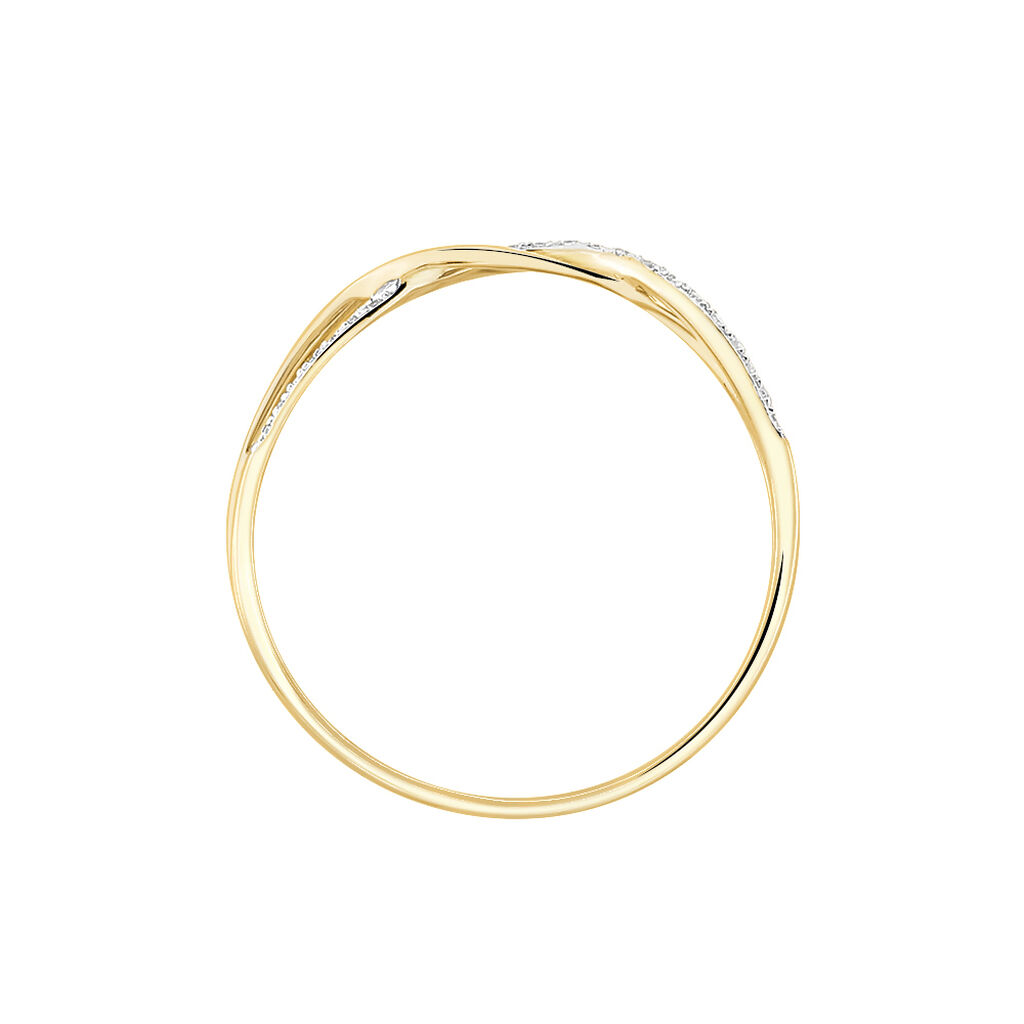 Bague Nucia Or Jaune Diamant