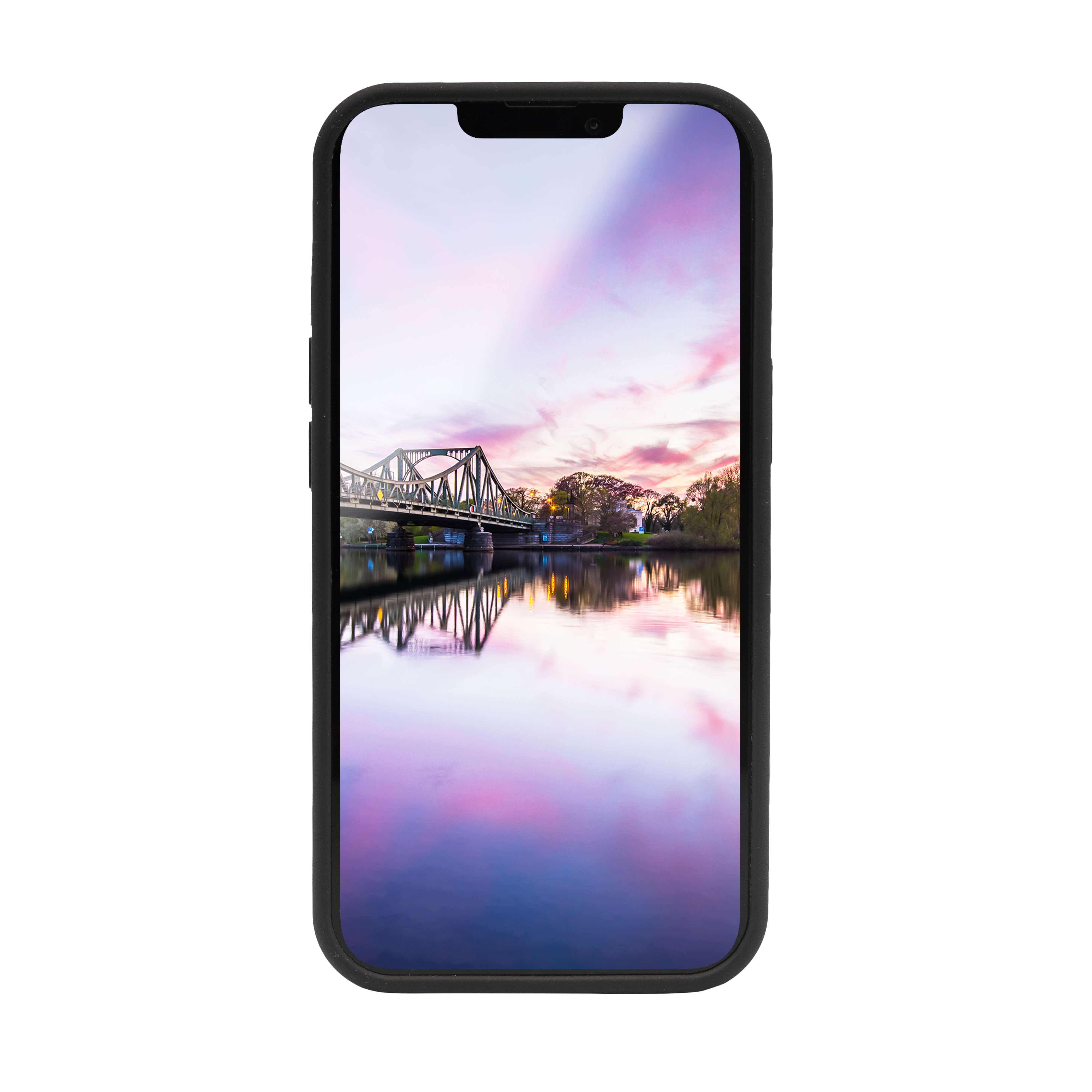 iPhone 14 Silikon Backcase Hülle Steglitz (10887) - Schwarz