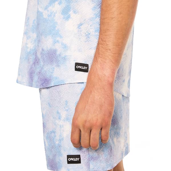 Chemise OAKLEY DECO PALMS RC SS BUTTON DOWN TIE DYE CLOUDS