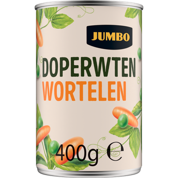 Jumbo Doperwten Wortelen Extra Fijn 400 g