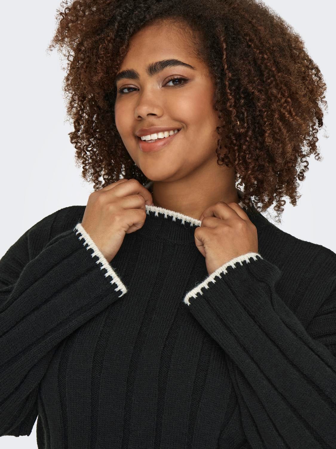 CARCHICK Strickpullover Black