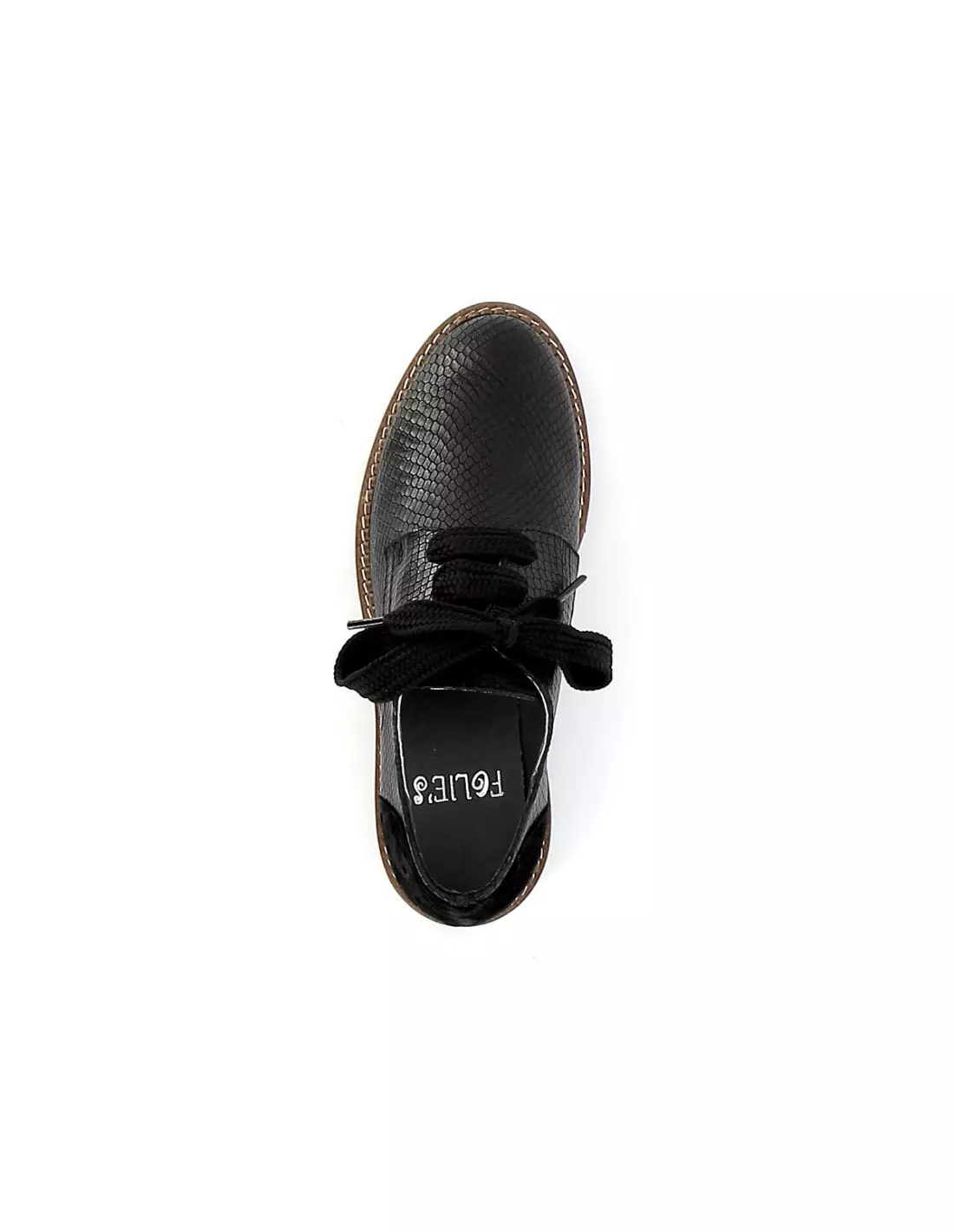 FOLIE S CAVA COPO SERPENT NOIR - Derbies, richelieus & trotteurs Serpentnoir