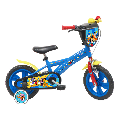 Bicicleta Niño 12 Pulgadas Mickey Mouse 3-5 Anos