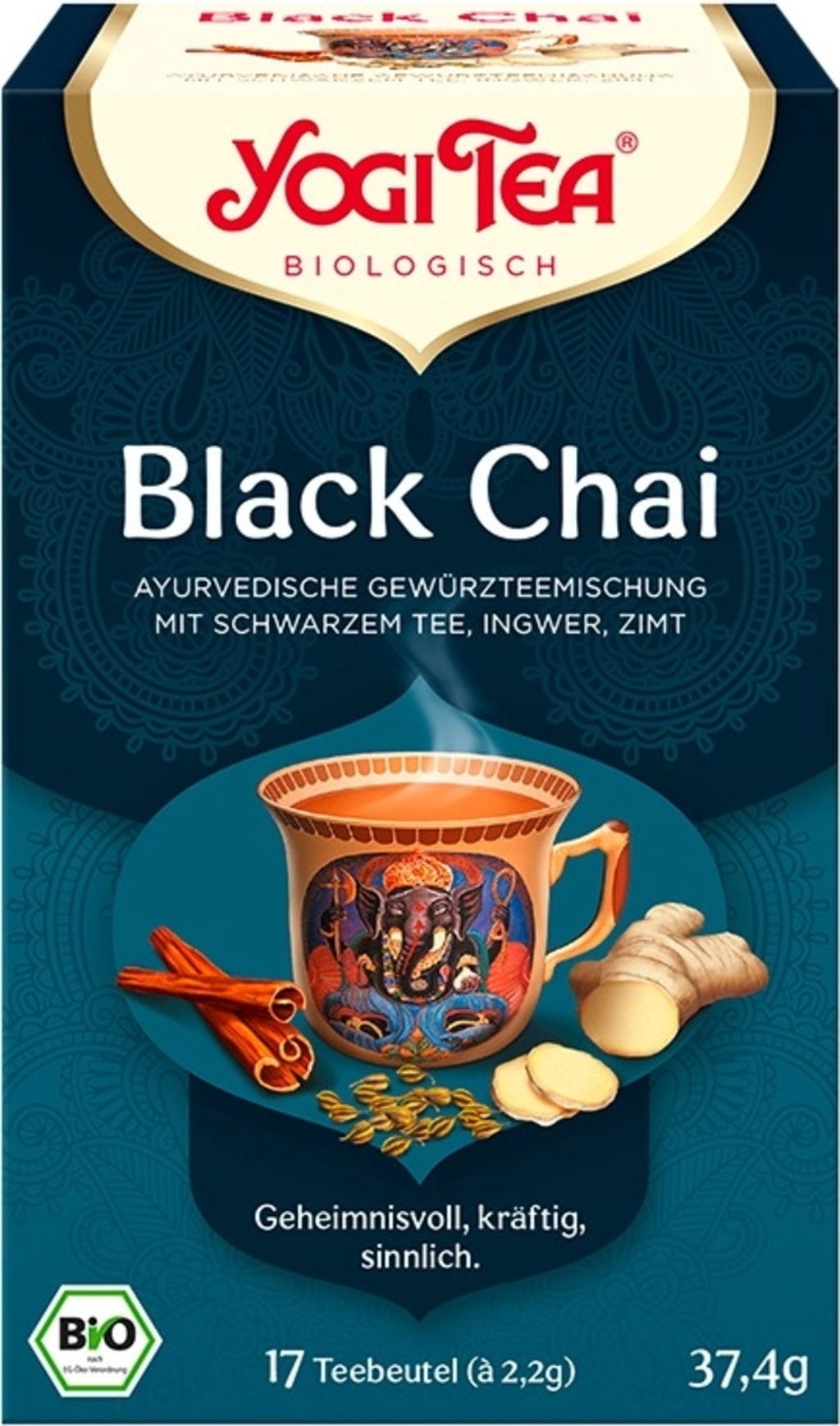 Yogi Tea  Black Chai Tee Bio, 37,40 g