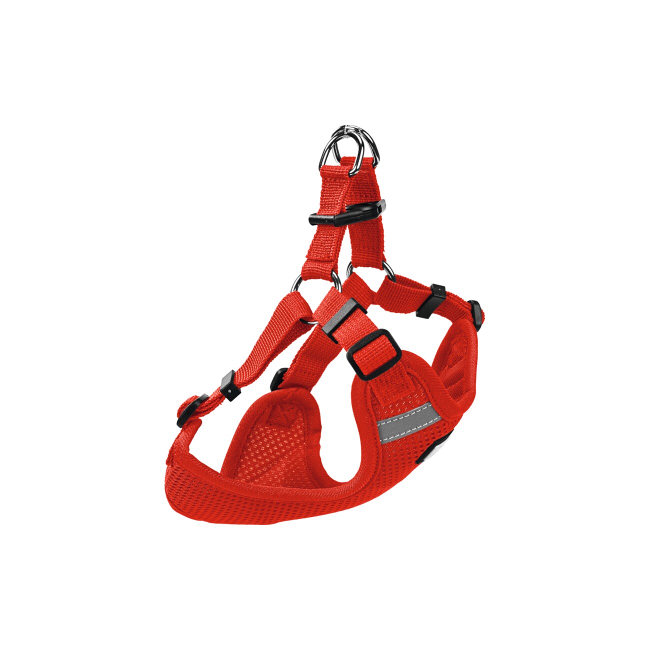 AniOne Mesh-Geschirr rot 24 cm, 32 cm