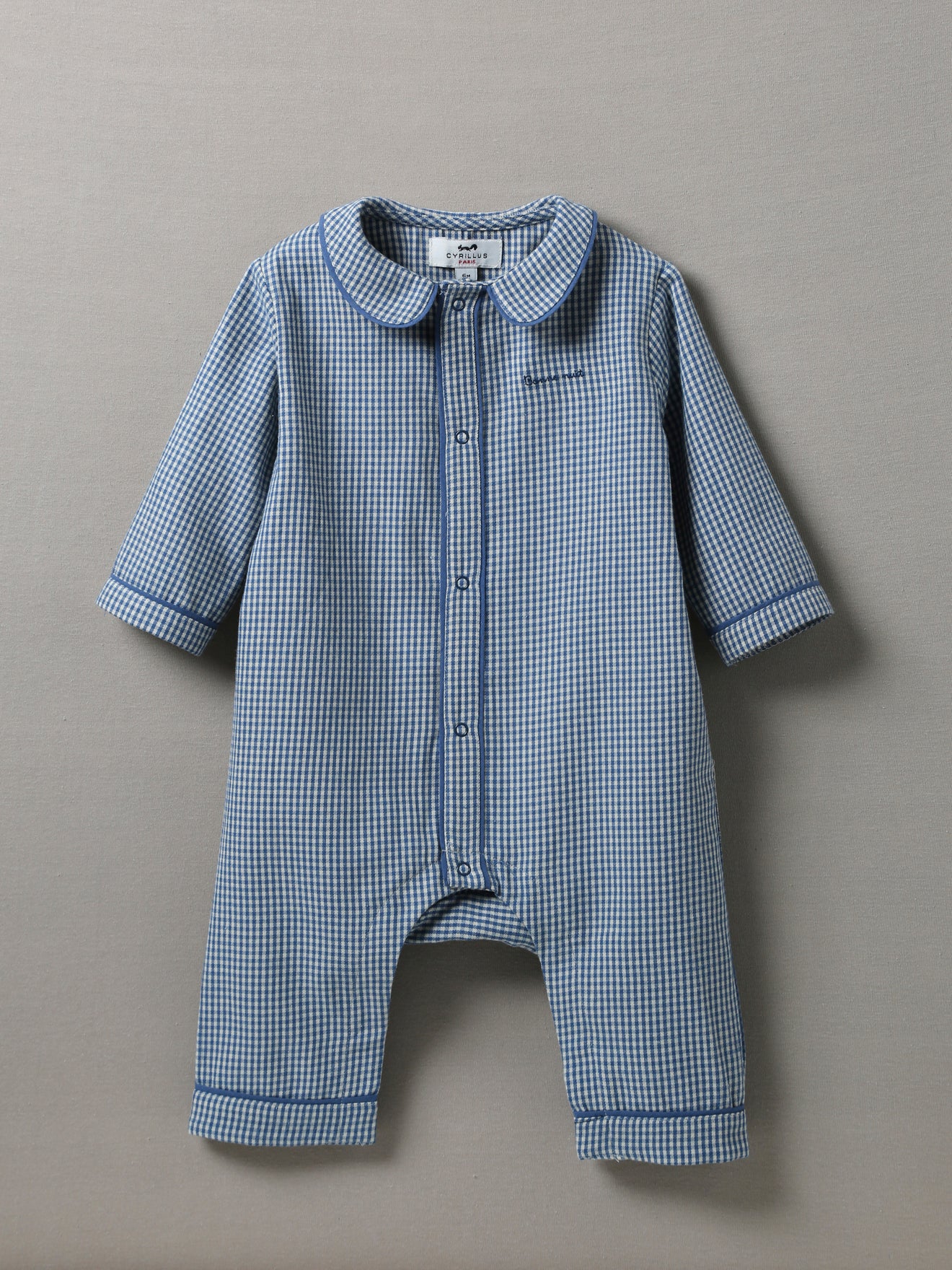Pyjama grand-père Bébé vichy