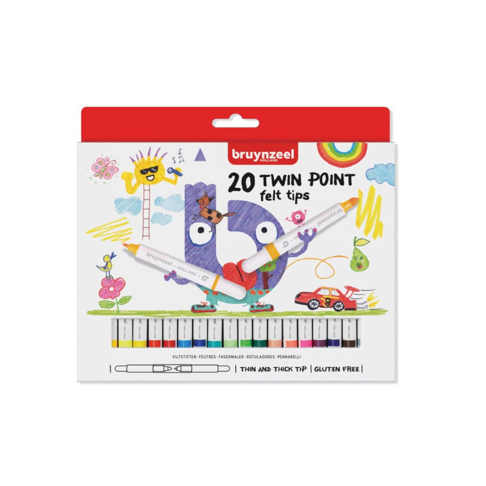 Bruynzeel Twin Points stiften - 20 stuks