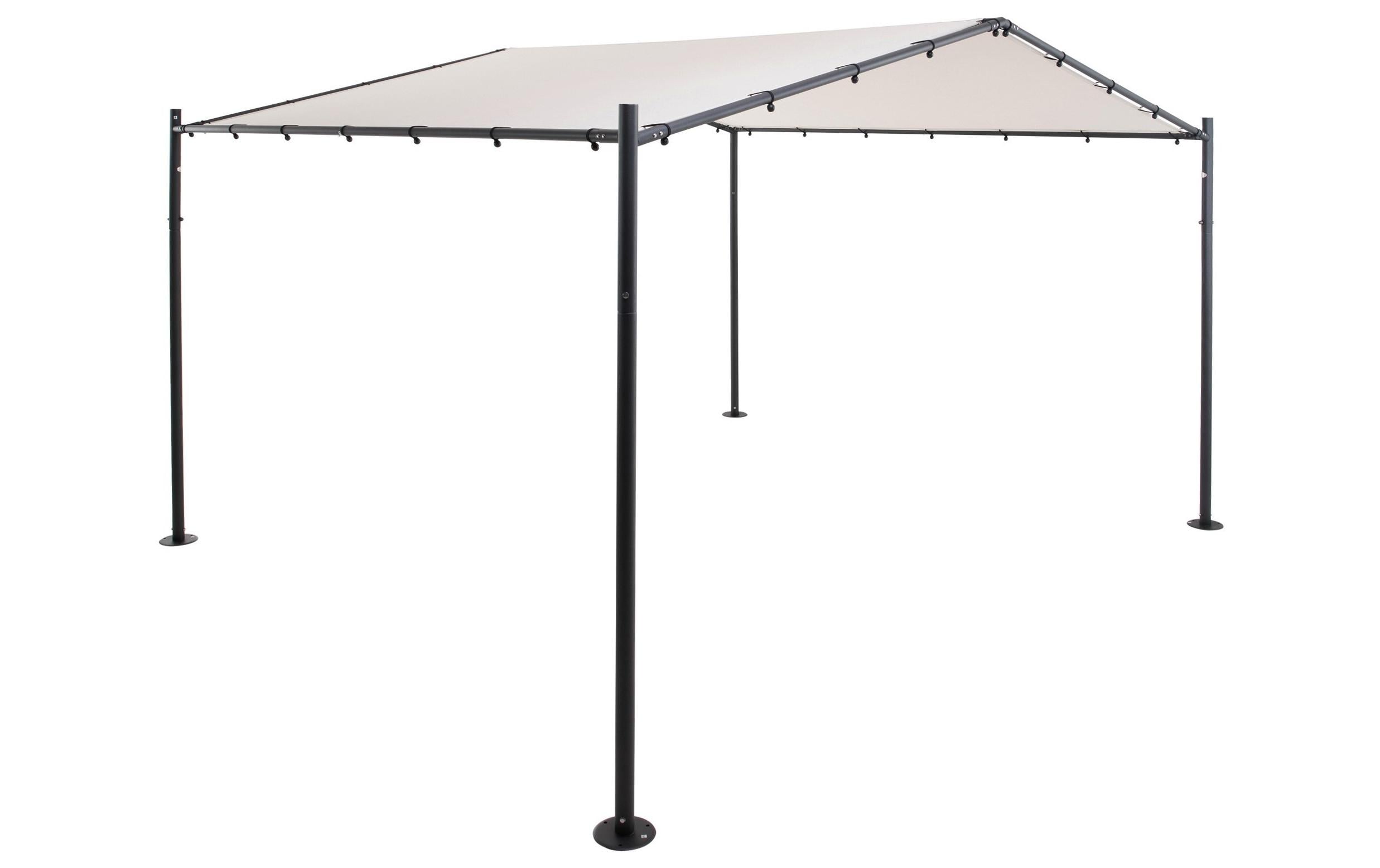 Pavillon Roma, Anthrazit / Sand<br>Pavillon mit UV Schutz
