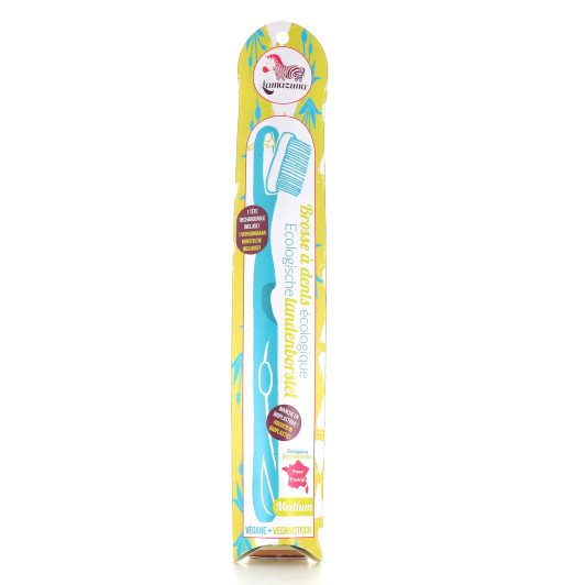 Brosse à dents végétale médium Bio Lamazuna