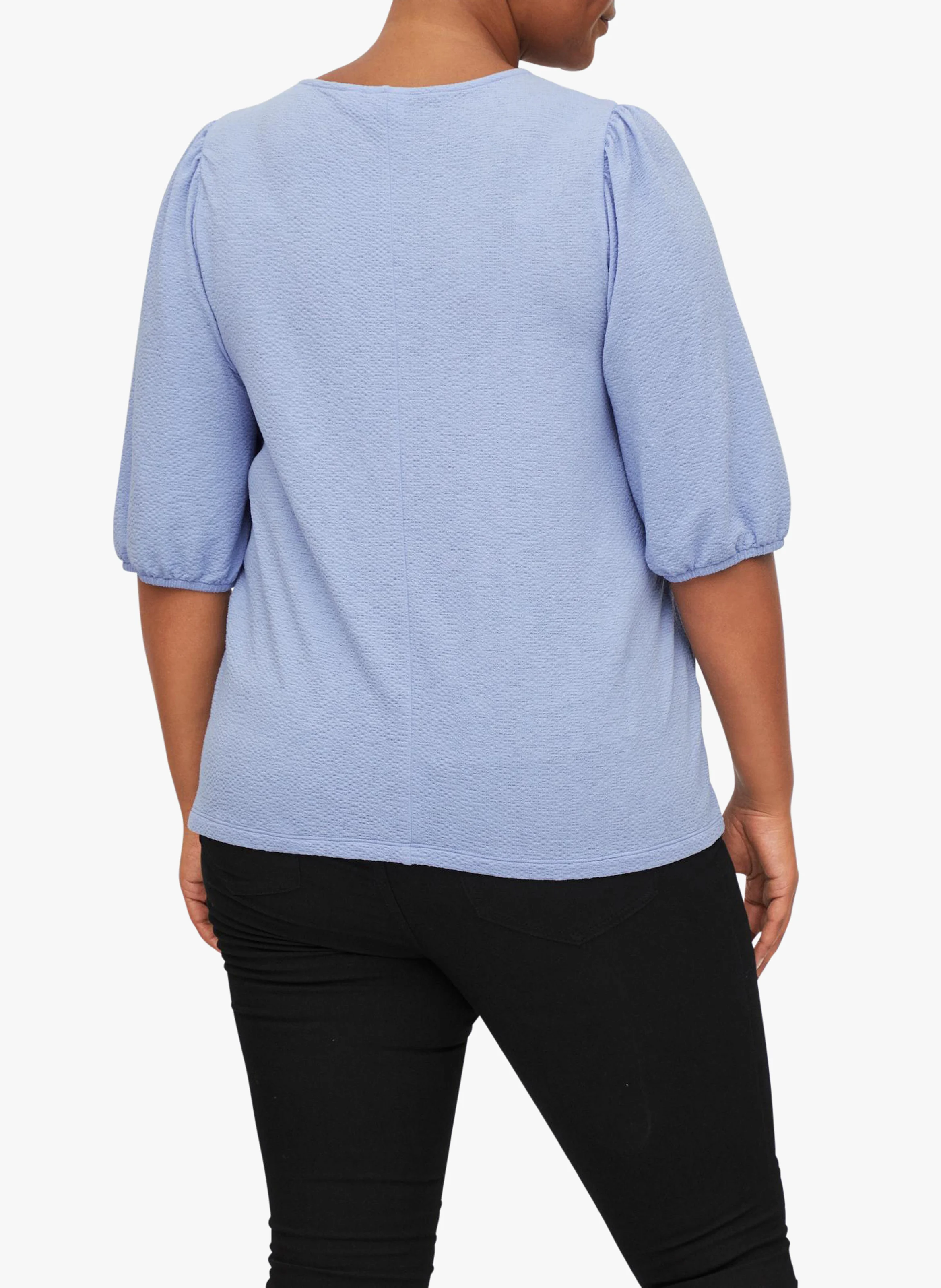 Top col V| Bleu