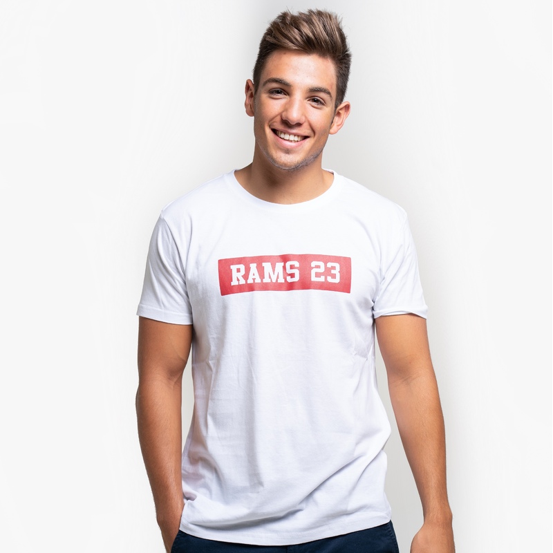 Camiseta Rams com estampa retangular 23
