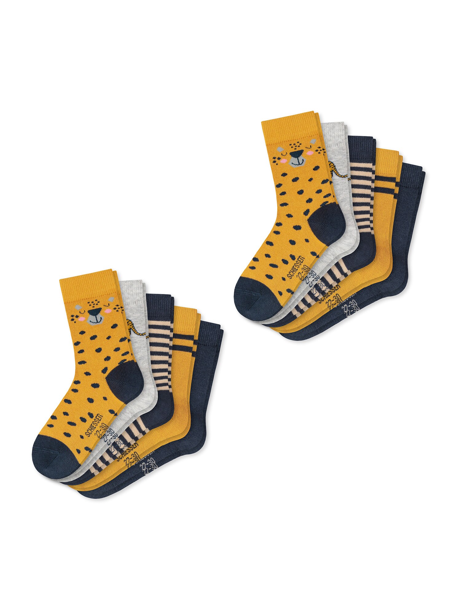 Schiesser Unisex Freizeitsocken Muster Mix 10er Pack