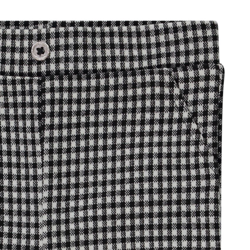 Jegging milano à carreaux pour bébé fille - Noir