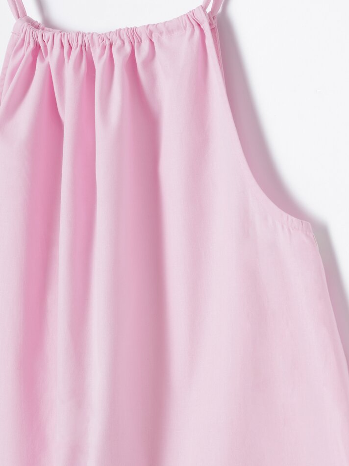 Vestido curto frente única - Rosa