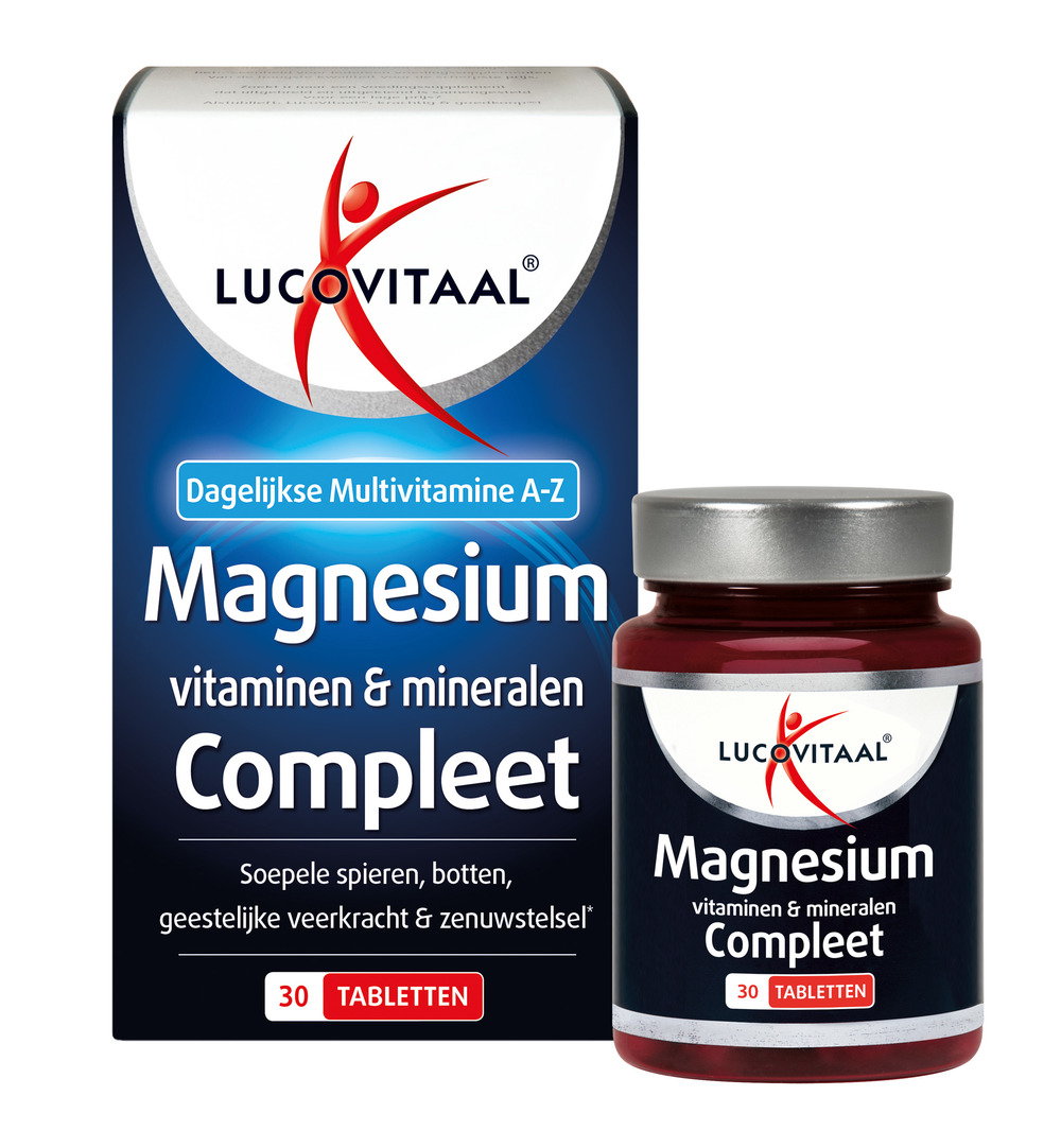 Lucovitaal Magnesium, Vitaminen & Mineralen Compleet (30 tabletten)