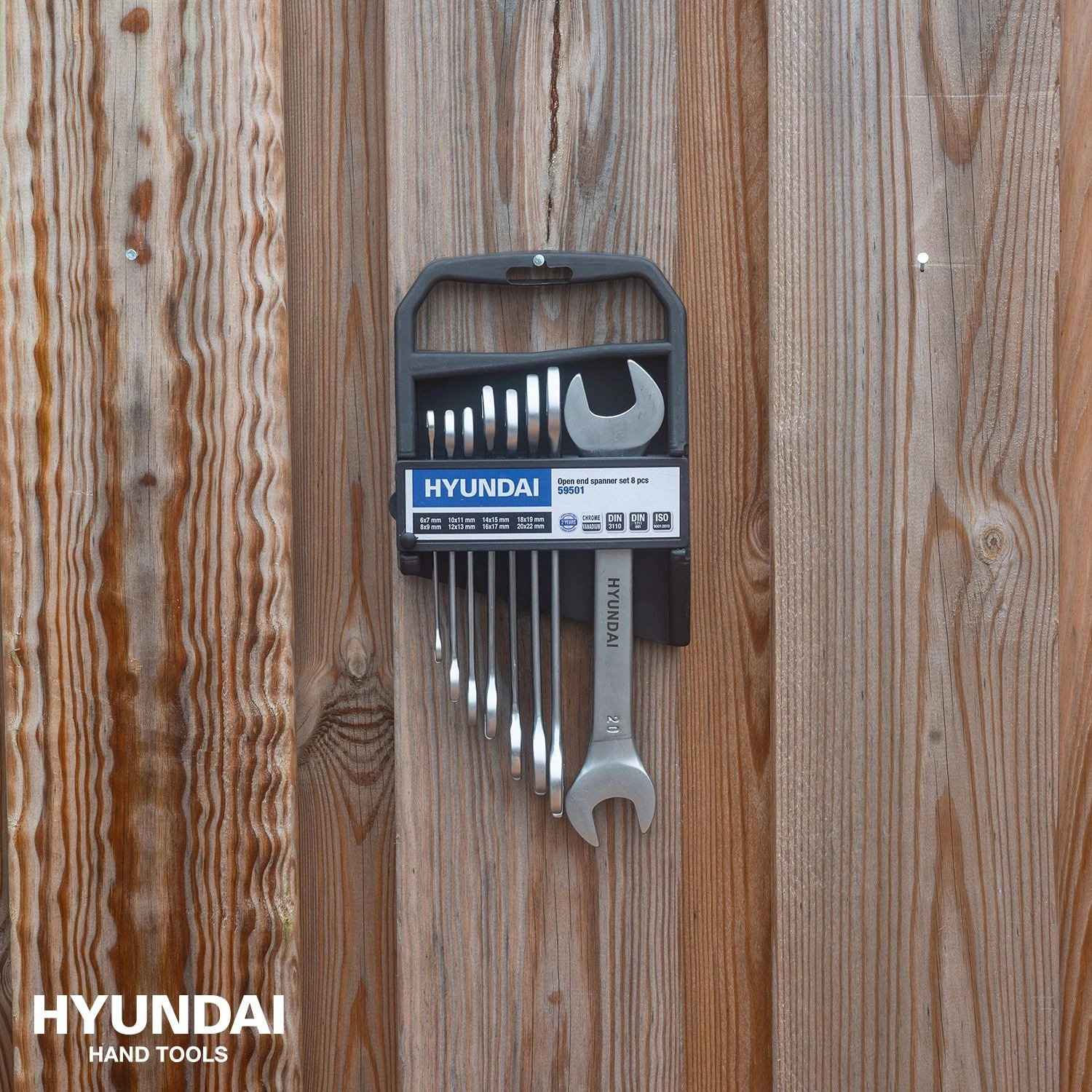 Hyundai 59501 8-delige Steeksleutelset - 6-22mm