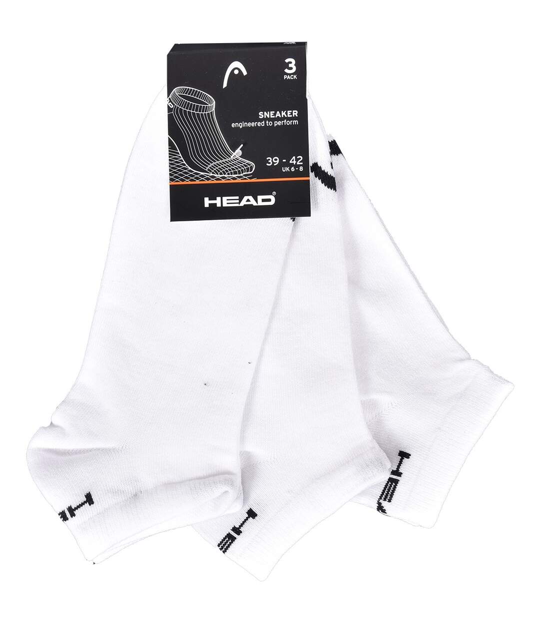 Chaussettes homme HEAD SPORT ET PERFORMANCE -Assortiment modèles photos selon arrivages- Pack de 12 Paires SNEAKER assorties