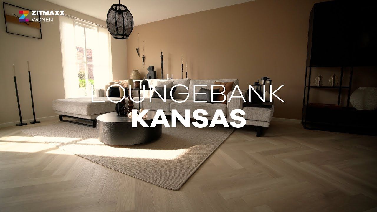 Loungebank stof Tokio 170 Kansas B333 x D197 x H90 cm
