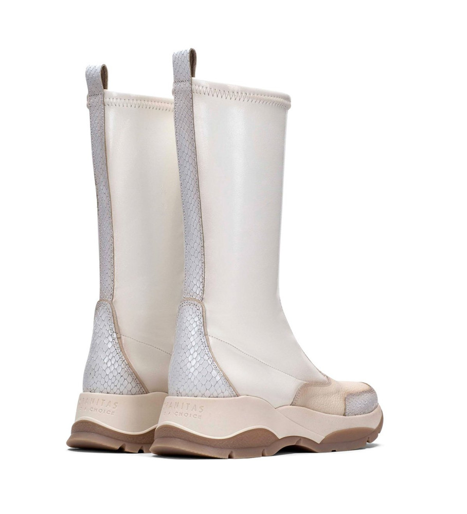 Botas Hispanitas Andes de Couro Branco