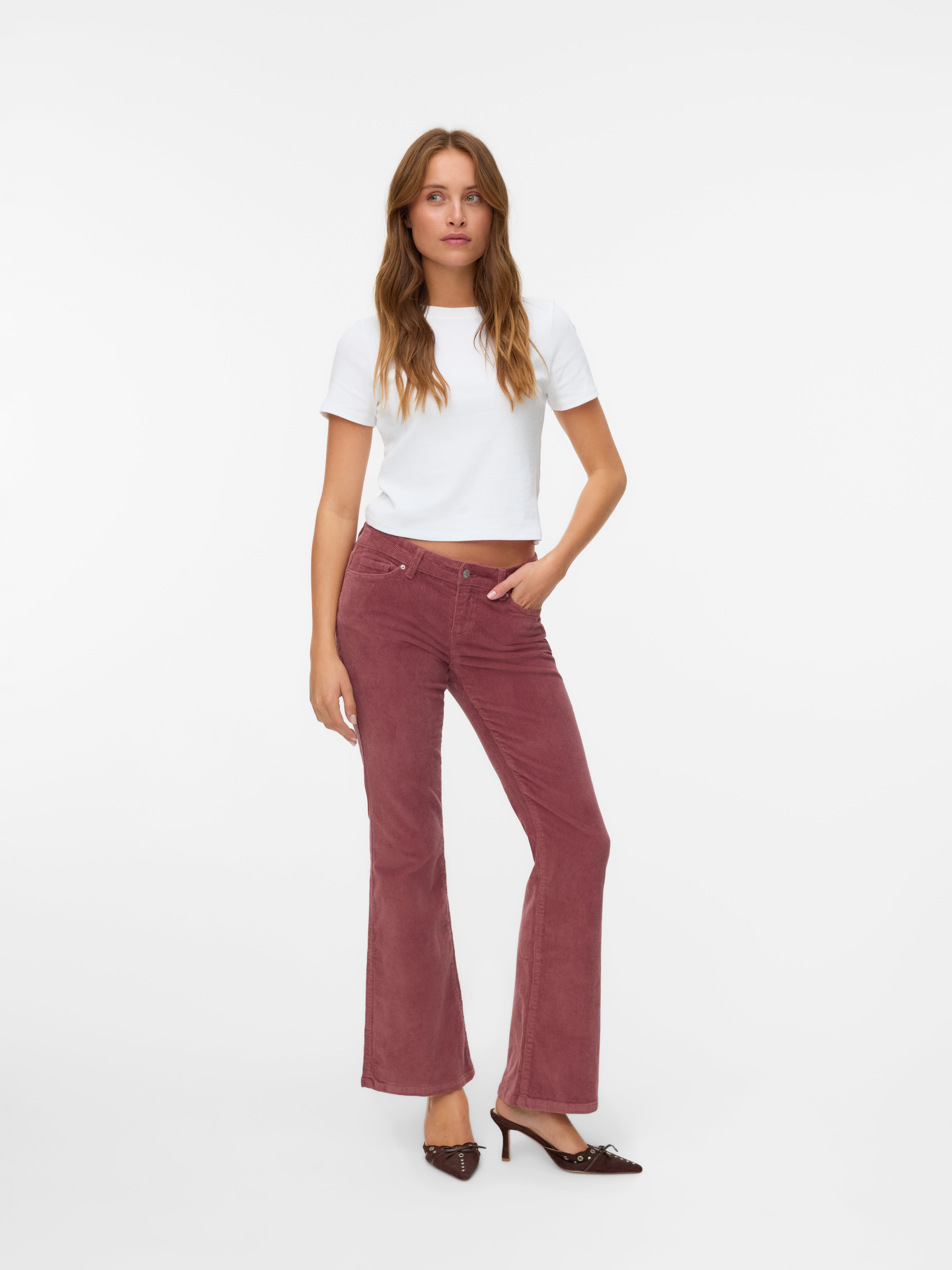 VMSIGI Low rise Corduroy Broek