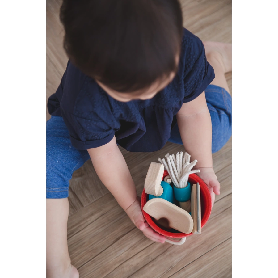 PlanToys Hausputzset