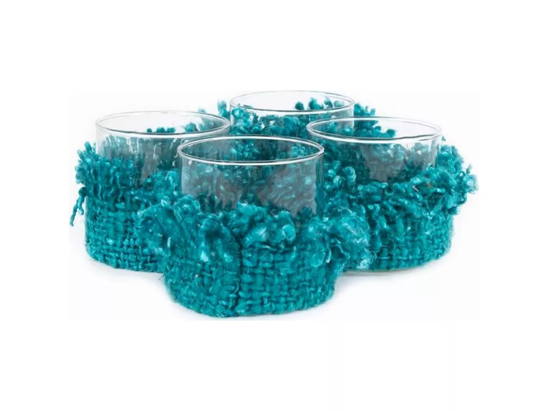 Bougeoir Oh My Gee coton bleu Bazar Bizar
