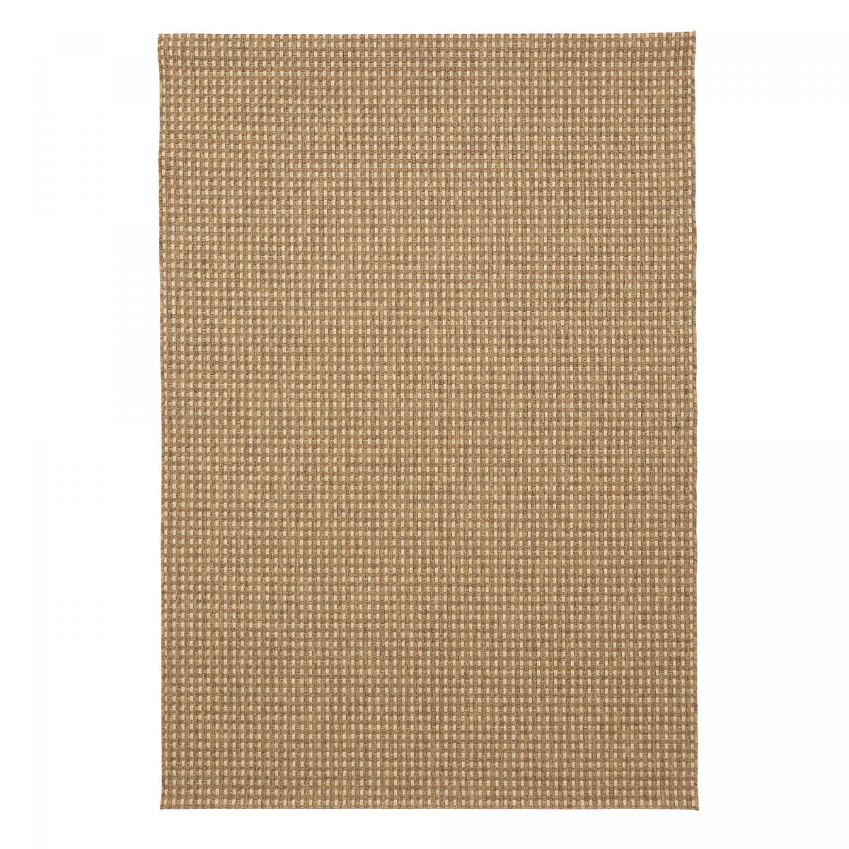Tapis extérieur marron 80x200 cm