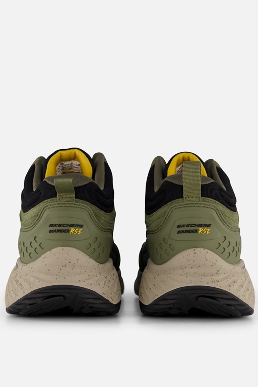 Skechers Bounder Sneakers groen Nubuck