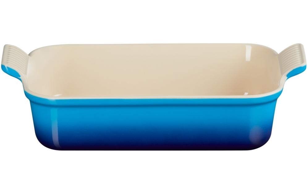 Auflaufform 32 cm, Eckig, AzurEckige Auflaufform für leckere Ofengerichte