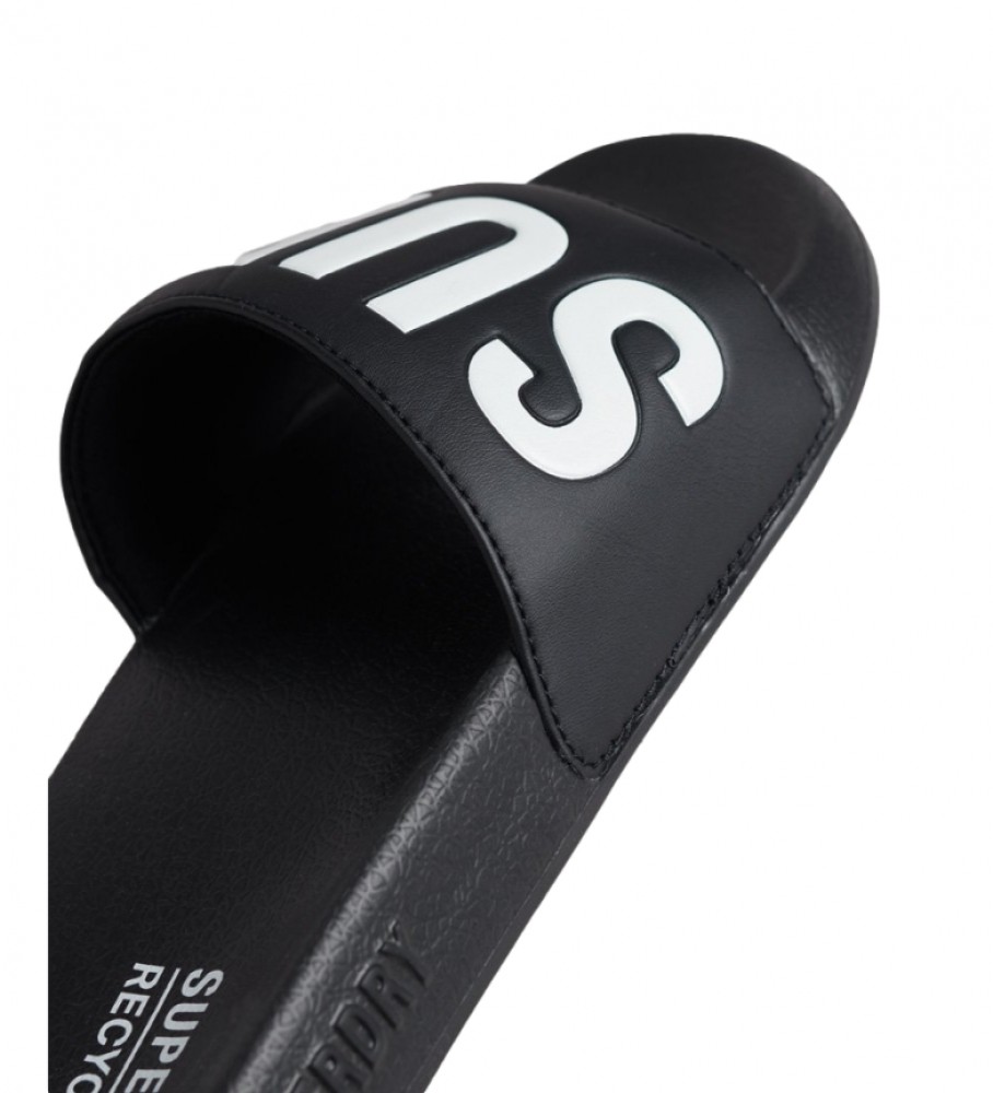 Superdry Chanclas de piscina Code Core negro