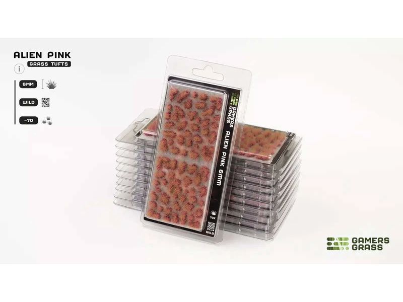 GamersGrass Tufts Wild Alien Pink 6 mm Hochwertige Tufts für den Gelände- und Miniaturenbau