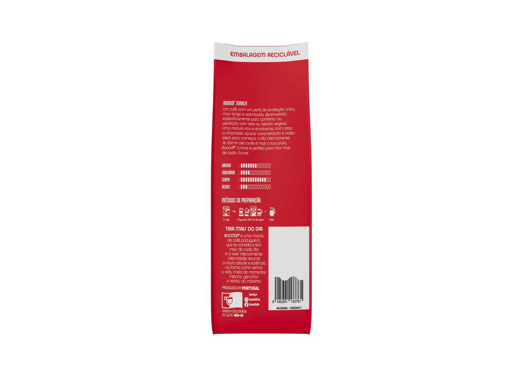 CAFÉ MOIDO NORMAL BUONDI SUNRISE 200G