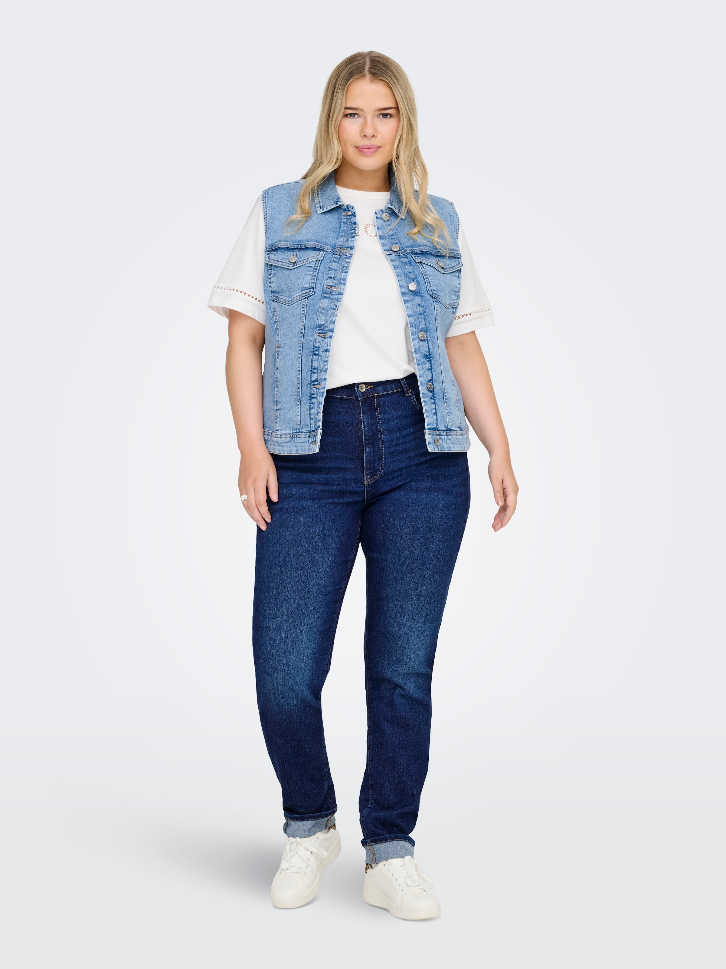 ONLY CARMAKOMA Jeansweste »CARWESPA WEST DNM  PIM619 NOOS«