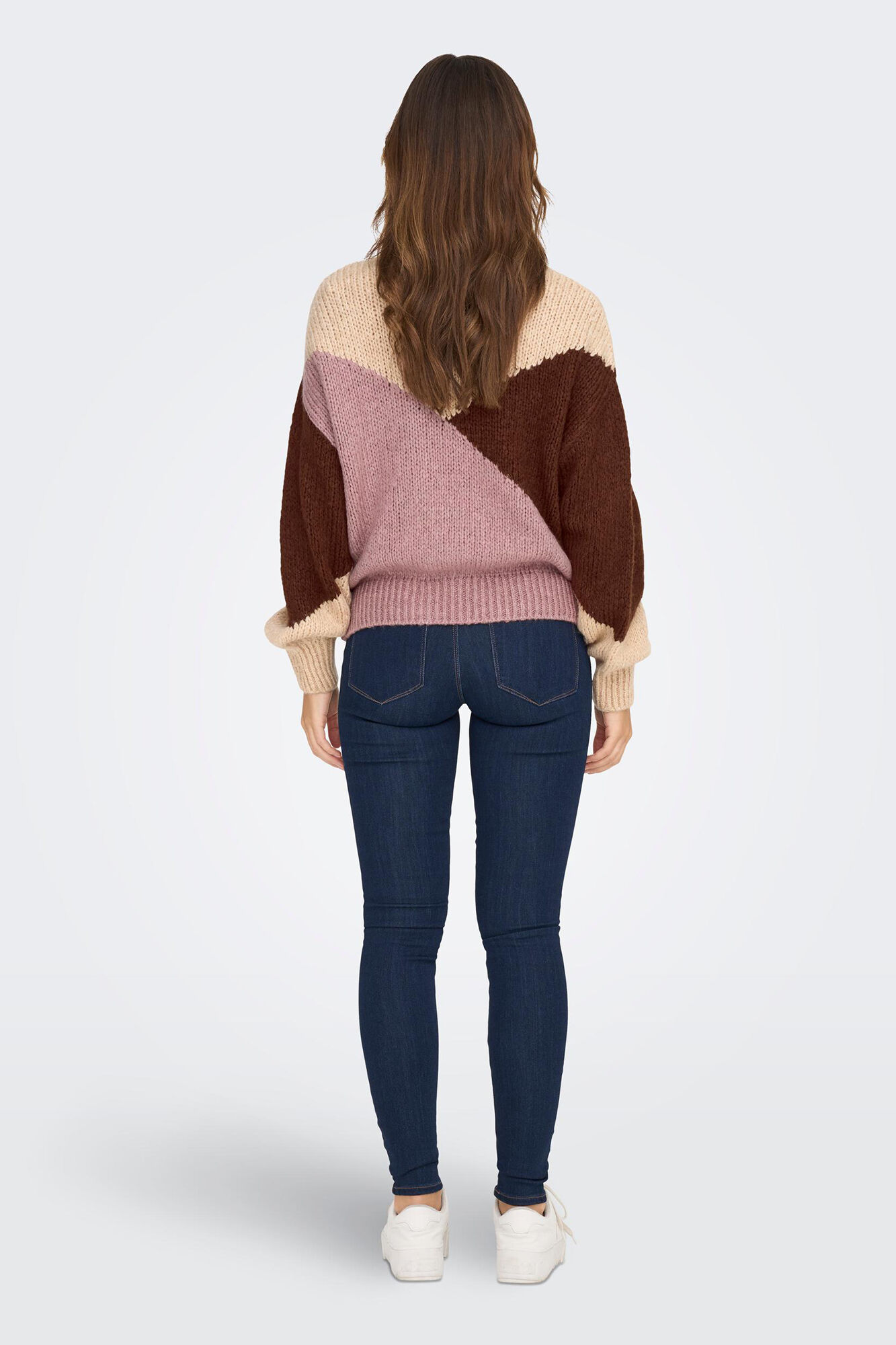 camisa color block