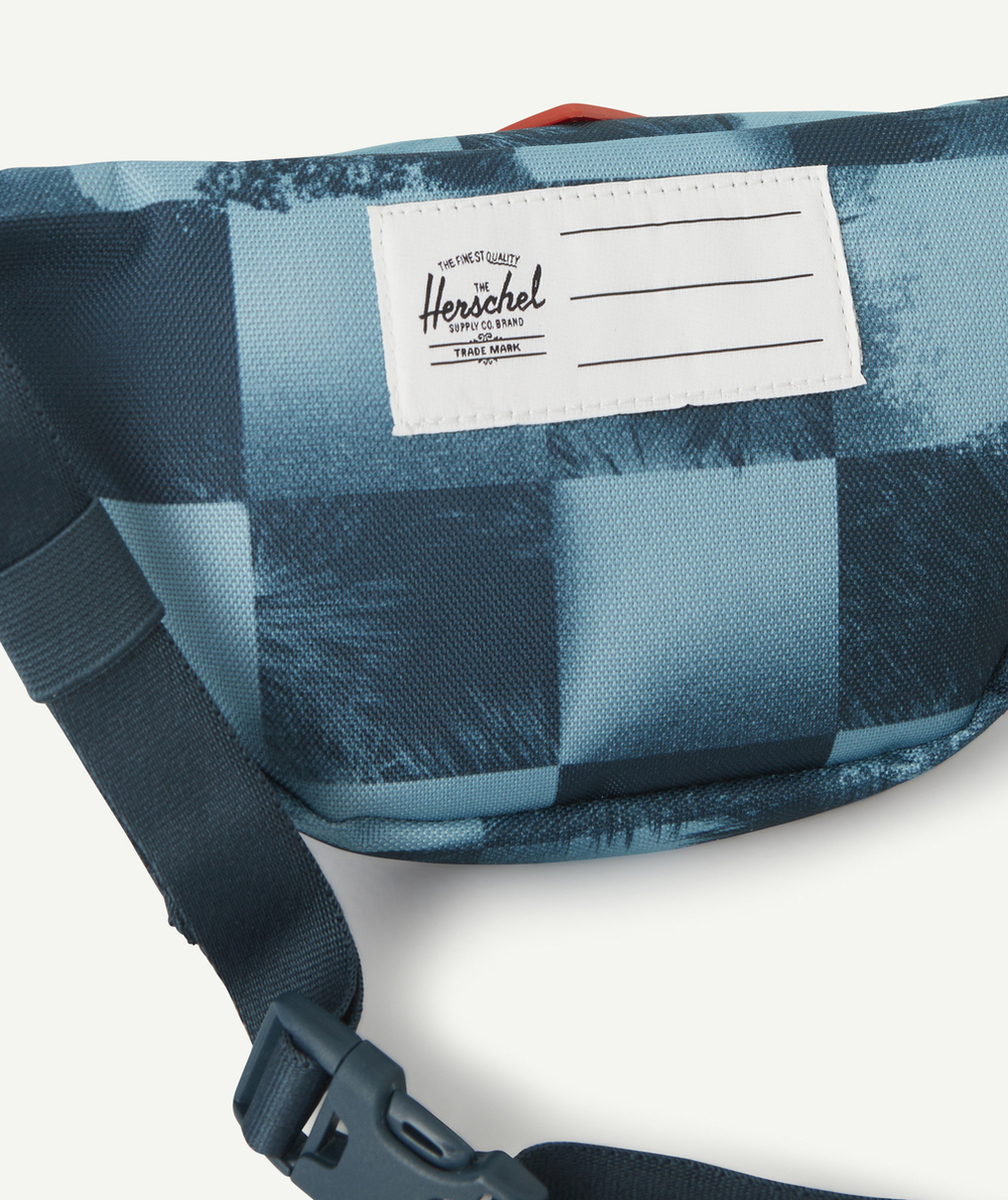 HERSCHELSAC BANANE HERITAGE IMPRIMÉ POCHOIR BLEU